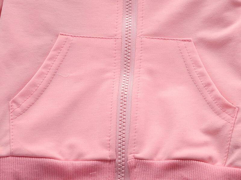 Kid's Cotton Jacket with Pants Tracksuit