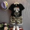 Boy’s Summer Camouflage Printed Clothing Set Clothing Sets Children's Boy Clothing 