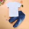 Flag Printed T-Shirts and Pants Clothing Sets Children's Boy Clothing
