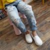 Sharp Boy’s Ripped Loose Jeans Jeans Children's Boy Clothing 