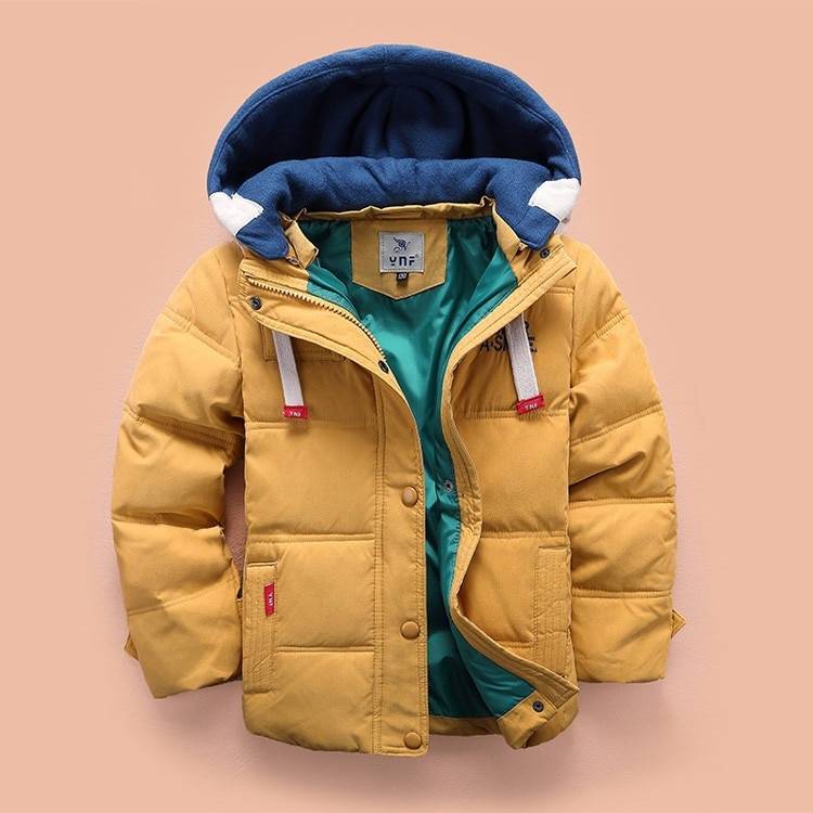 Warm Hooded Coat for Boys
