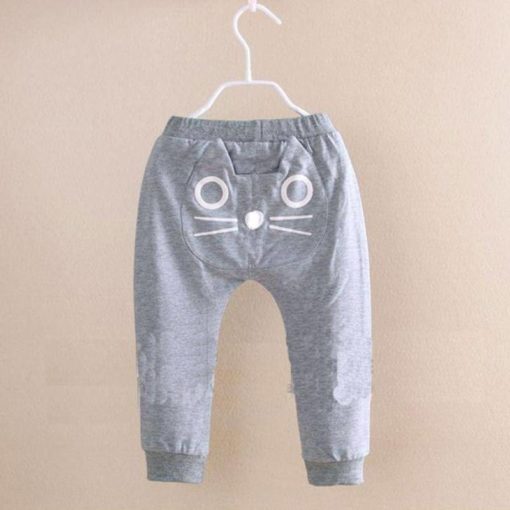 Baby Boy’s Cute Cat Pocket Pants Pants Children's Boy Clothing