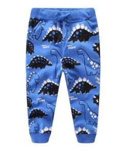Boy’s Dinosaur Printed Loose Pants Pants Children's Boy Clothing