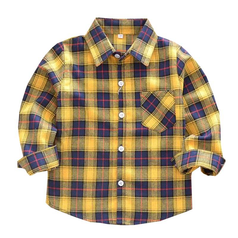 Boys' Cotton Flannel Shirt