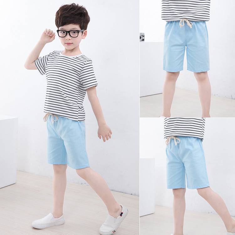 Boys' Light Linen Shorts