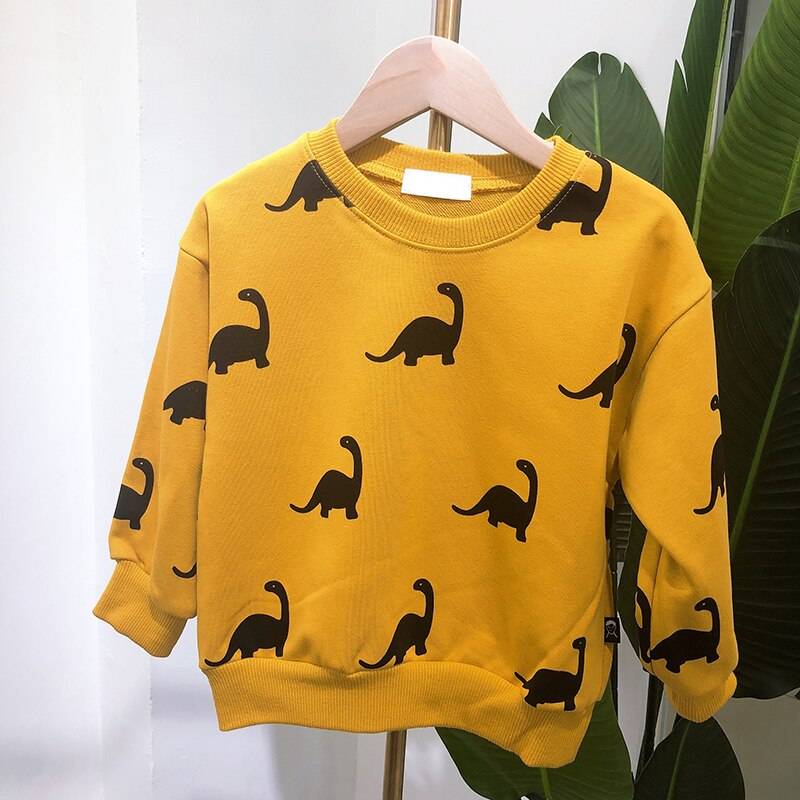 Boys' Long Sleeved Animal Printed T-Shirt