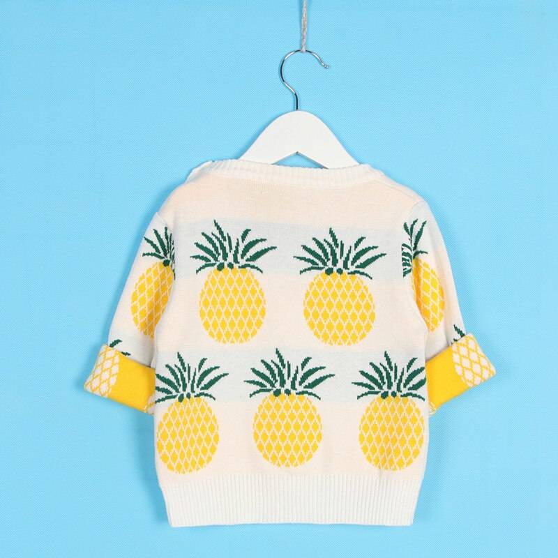Pineapples Printed Sweater for Kids