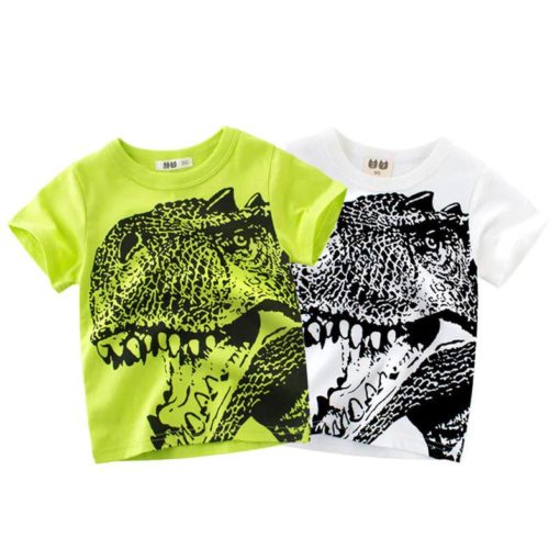 Dinosaur Printed T-shirt for Boys T-Shirts Children's Boy Clothing
