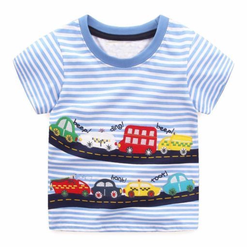 Summer Short Sleeved T-Shirt for Boys T-Shirts Children's Boy Clothing