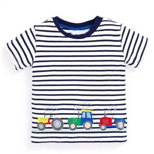 Summer Short Sleeved T-Shirt for Boys T-Shirts Children's Boy Clothing