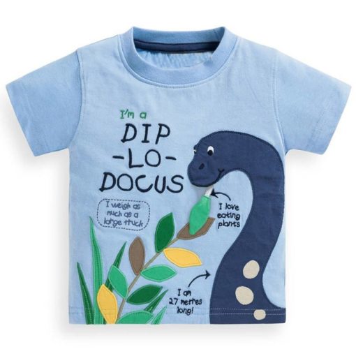 Boy’s Animal Themed T-Shirt T-Shirts Children's Boy Clothing