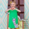 Girl’s Striped Dress with Animal Applique Dresses Children's Girl Clothing