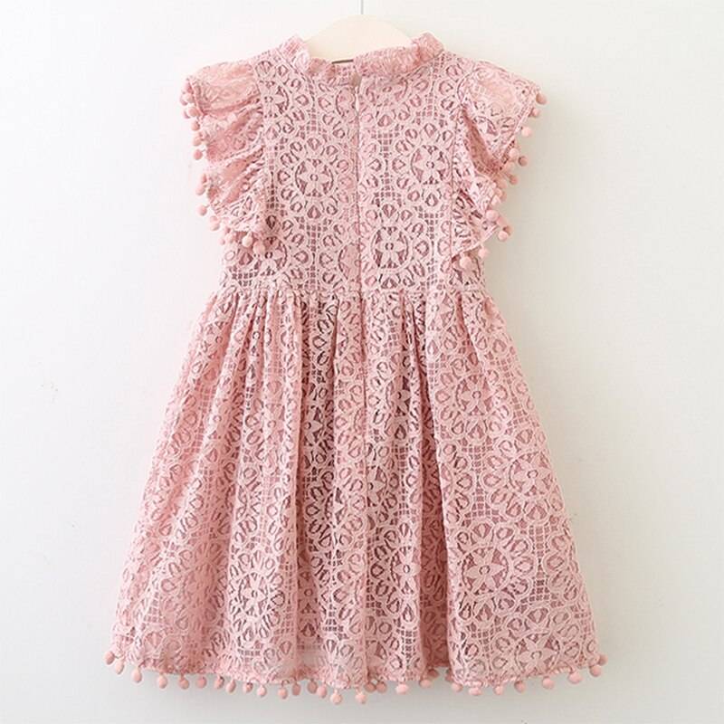 Girls' Casual Sleeveless Polyester Dress