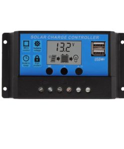 Solar Charge Controller With LCD Dual USB Solar Cell Panel Consumer Electronics