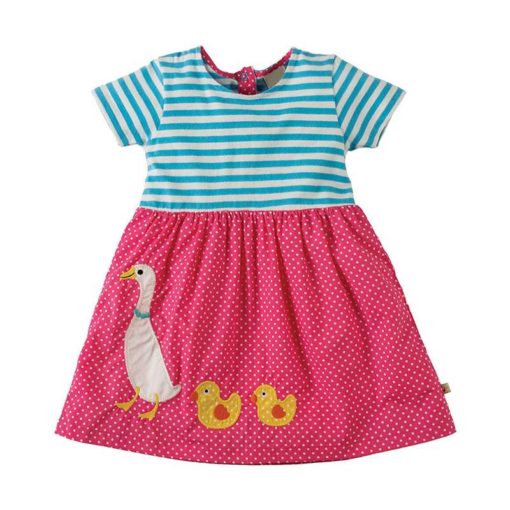 Girl’s Casual Cotton Dress Dresses Children's Girl Clothing