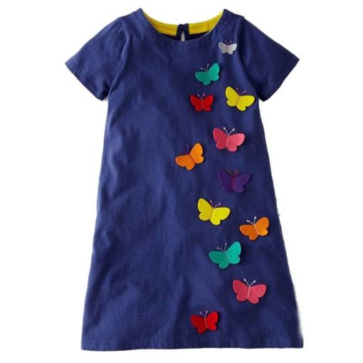 Girl’s Casual Cotton Dress Dresses Children's Girl Clothing