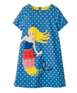 Girl’s Flare Sleeved Dress Dresses Children's Girl Clothing