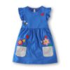 Girl’s Flare Sleeved Dress Dresses Children's Girl Clothing 