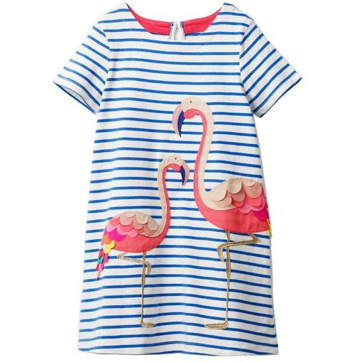Girl’s Summer Striped Dress Dresses Children's Girl Clothing