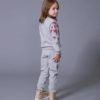 Girl’s Floral Pattern Sweatshirt and Pants Set Clothing Sets Children's Girl Clothing