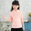 Fashion Girl’s Lace School Blouses Blouses & Skirts Children's Girl Clothing 