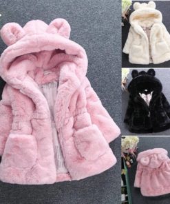 Girl’s Warm Soft Cotton Jacket Outwear & Coats Children's Girl Clothing