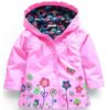 Girl’s Bright Floral Nylon Jacket Outwear & Coats Children's Girl Clothing