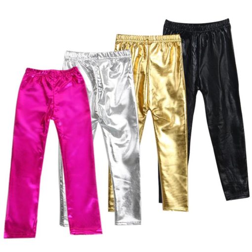 Girls’ Plain Spandex Pencil Pants Pants Children's Girl Clothing
