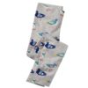 Girls’ Floral Cotton Pants with Elastic Waist Pants Children's Girl Clothing