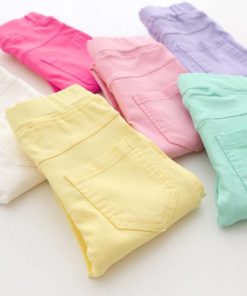 Girl’s Plain Cotton Pants Shorts Children's Girl Clothing