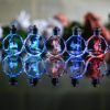 Crystal Color Changing Zodiac Car Keychain Auto Parts and Accessories Car Electronics General Merchandise