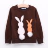 Cute Rabbits Warm Loose Girl’s Sweater Sweaters Children's Girl Clothing 