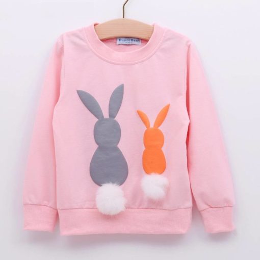 Cute Rabbits Warm Loose Girl’s Sweater Sweaters Children's Girl Clothing