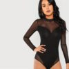 Women’s Black Sexy Style Bodysuit Bodysuits Women's Women's Clothing