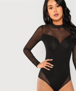 Women’s Black Sexy Style Bodysuit Bodysuits Women's Women's Clothing