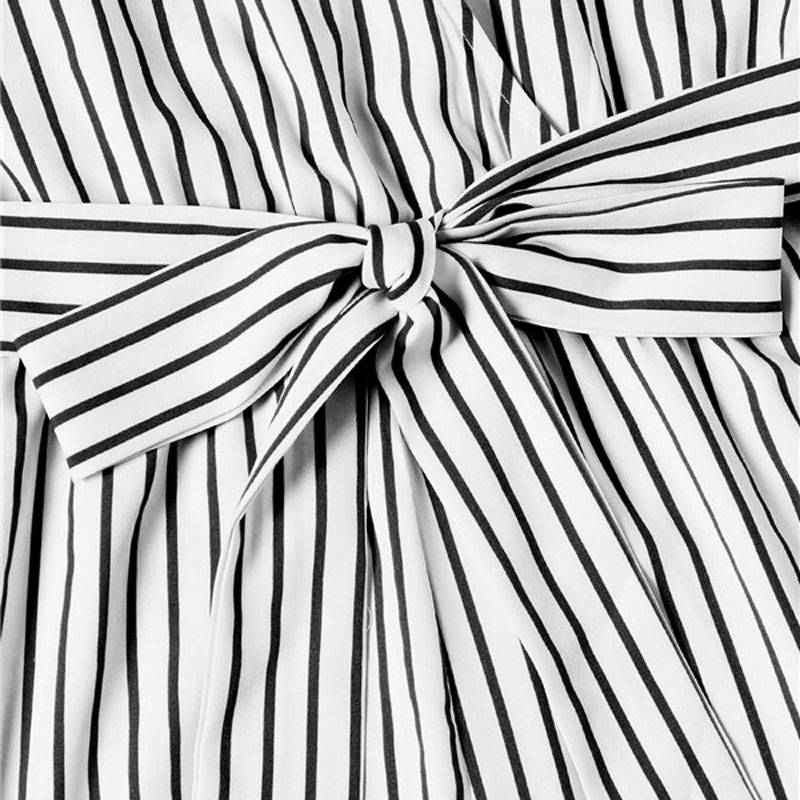 Striped Wrap Cami Romper for Women