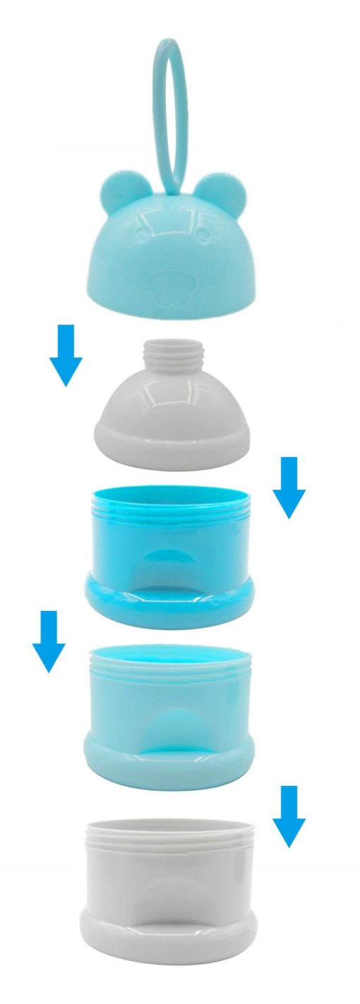 3 Layered Frog Styled Portable Baby Food Storage Box Baby Products General Merchandise
