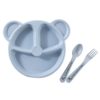 Cartoon Bear Shaped Dinnerware 3 pcs/Set Baby Products General Merchandise