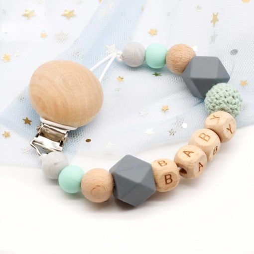 DIY Handmade Silicone Pacifier Holder Baby Products General Merchandise