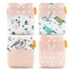 Breathable Washable Cloth Nappies Set with Cute Print Baby Products General Merchandise