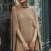 Women’s Casual Turtleneck Batwing Sweater Sweaters Women's Women's Clothing 
