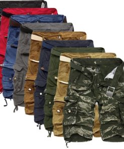 Men’s Cotton Casual Cargo Shorts Casual Shorts Men's Men's Clothing