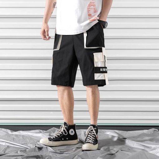 Men’s Harajuku Style Cotton Shorts with Pockets Casual Shorts Men's Men's Clothing