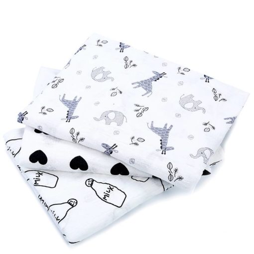Patterned Double Layer Cotton Baby Blanket Baby Products General Merchandise