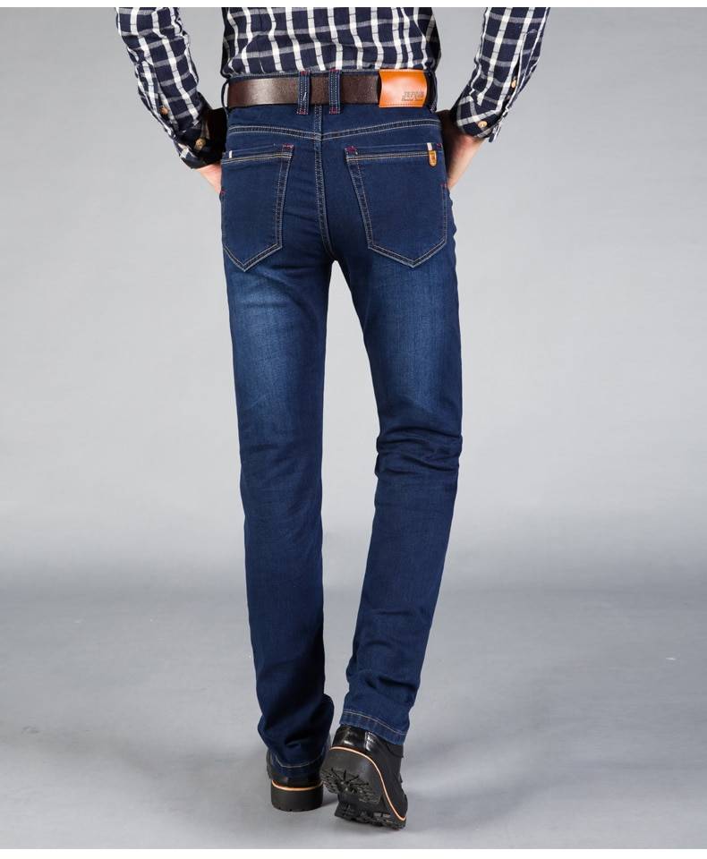 Men's Blue Straight Jeans