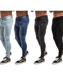 Men’s Hip-Hop Style Stretch Jeans Jeans Men's Men's Clothing