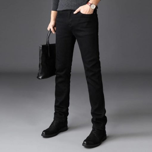 Men’s Black Straight Jeans Jeans Men's Men's Clothing
