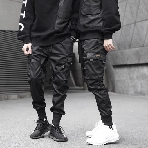 Men’s Harajuku Black Joggers Pants Men's Men's Clothing