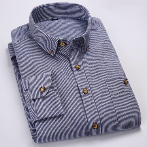 Men’s Printed Long-sleeved Shirt Shirts Men's Men's Clothing