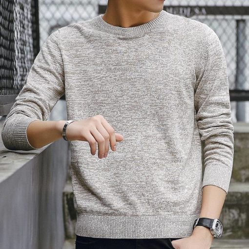 Men’s Casual O-Neck Slim Sweater Sweaters Men's Men's Clothing